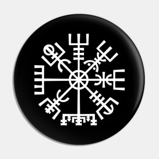 Vegvisir White Pin