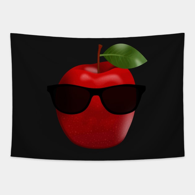 Cool Apple Tapestry by SandraKC