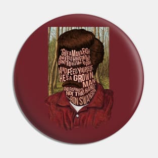 Ron Swanson Pin