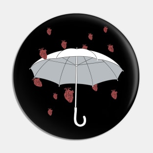 Anatomy heart rain art Pin