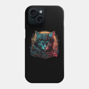 Steampunk Rebel Cat Phone Case