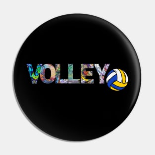 Volleyball Staff Pin