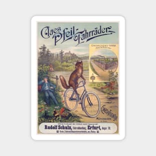 Claes Pfeil-Fahrräder Vintage Poster 1905 Magnet