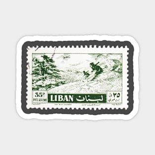 Vintage lebanon Magnet