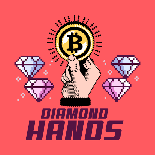 Diamond Hands for Crypto by RareLoot19