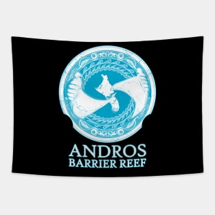 Andros Bahamas Manta Ray Tapestry