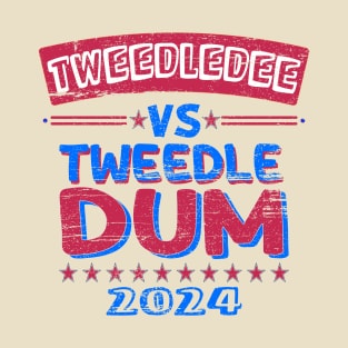 Tweedledee VS Tweedledum 2024 T-Shirt