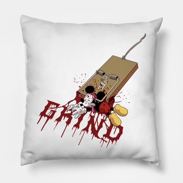 GRIND Rat Trap No snitching Pillow by GRIND