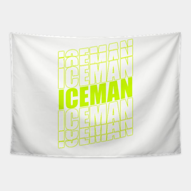 Iceman Logo 2 - Game Changer Tapestry by surfer25