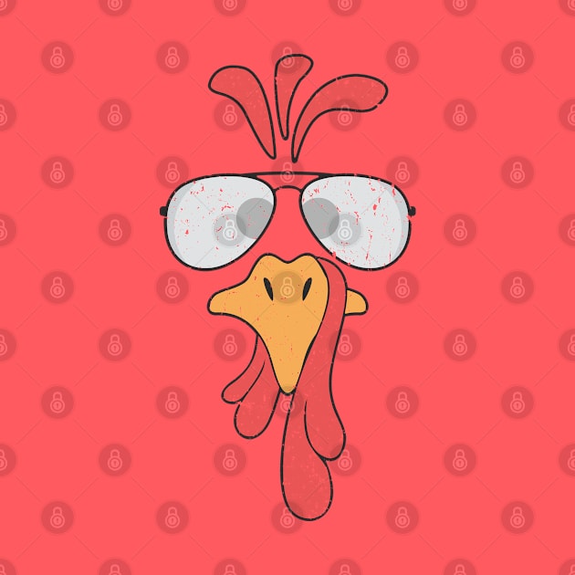 Turkey Face Glasses by Etopix