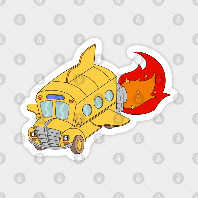 The Magic School Bus Magnet by NoiceThings