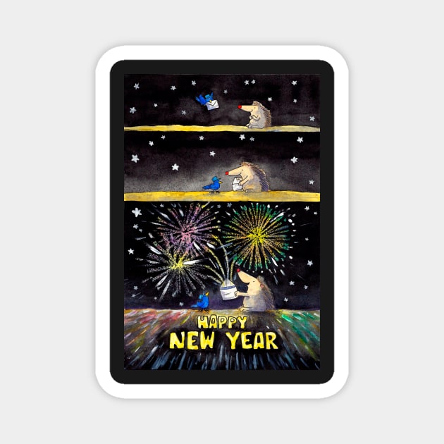 Happy New Year Magnet by nicolejanes