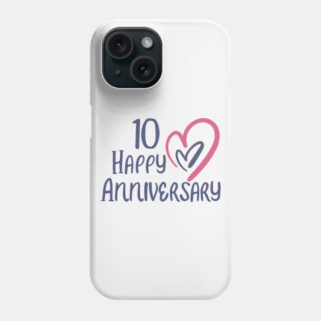 10th anniversary gifts Phone Case by diystore