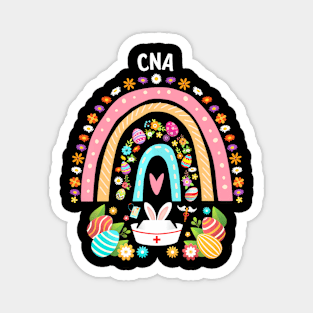 CNA Nurse Bunny Easter Eggs Hunt Lovely Bunny Cute Magnet