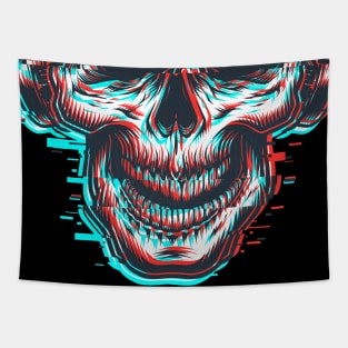 Skull Face Tapestry