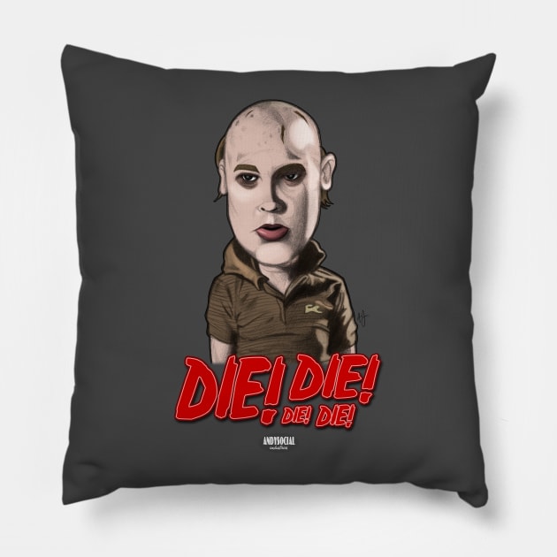 Tommy Jarvis (Final Chapter) Pillow by AndysocialIndustries