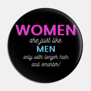 Women smarter than men funny saying Pin