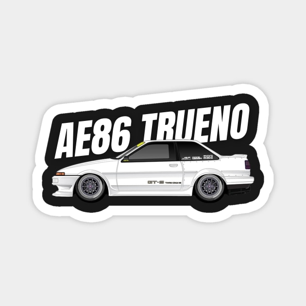 Ae86 Trueno Drifter Magnet by MOTOSHIFT