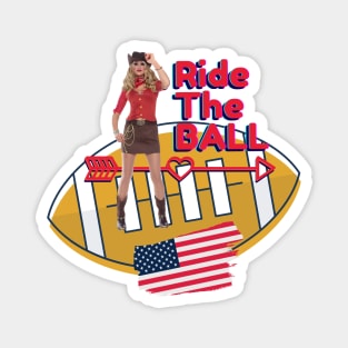 Football  - Ride The Ball Magnet