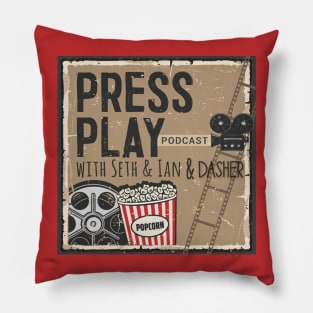 Press Play Logo Pillow