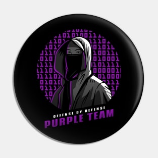 Purple Team | Hacker Design Pin