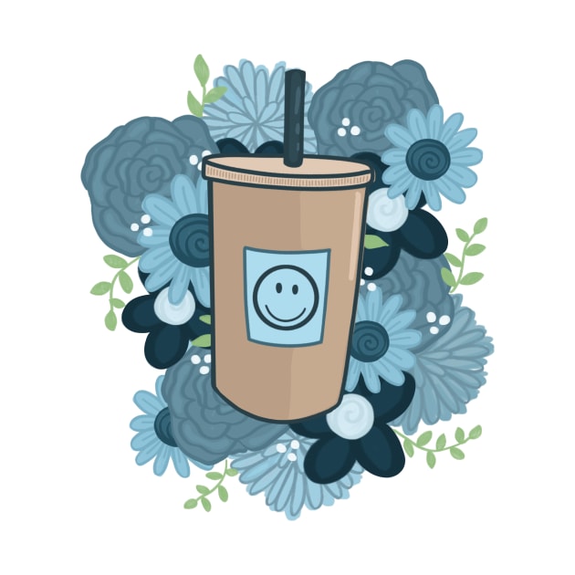 Flowers and Coffee by Maddie Doodle