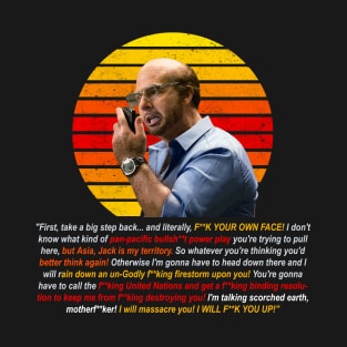 Tom Cruise as Les Grossman from Tropic Thunder - Curse filled Rant T-Shirt