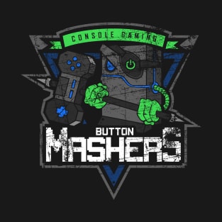 Console Gaming Button Mashers - Battleworn T-Shirt