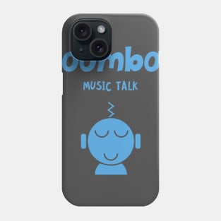 boombox music talk logo Phone Case