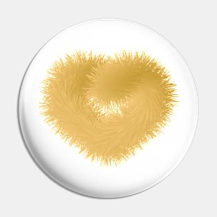 Golden Fur Love Pin