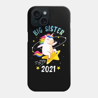 Big Sister 2021 Unicorn Sibling Girls Phone Case