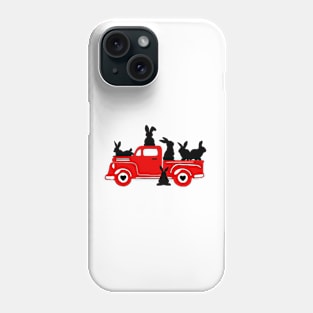 Easter Truck Bunny Phone Case