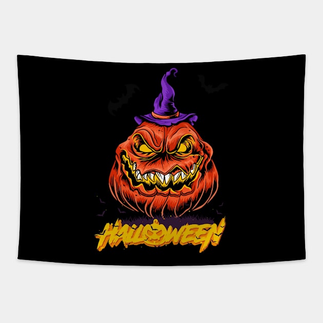 Funny  Gift for Halloween Tapestry by Khang_Vu