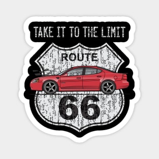 Route 66 Red 2 Magnet