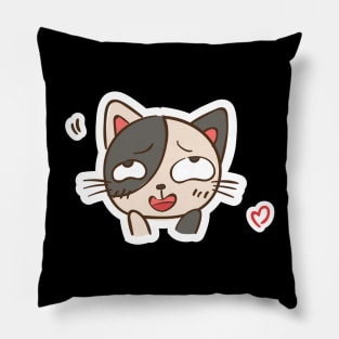 Kitty Cat Animal Pet Design In love Heart Eyes T-Shirt Sticker T-Shirt Hoodie Mug Pillow Pillow