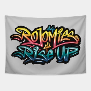 Rojomies Rise Up Tag Tapestry