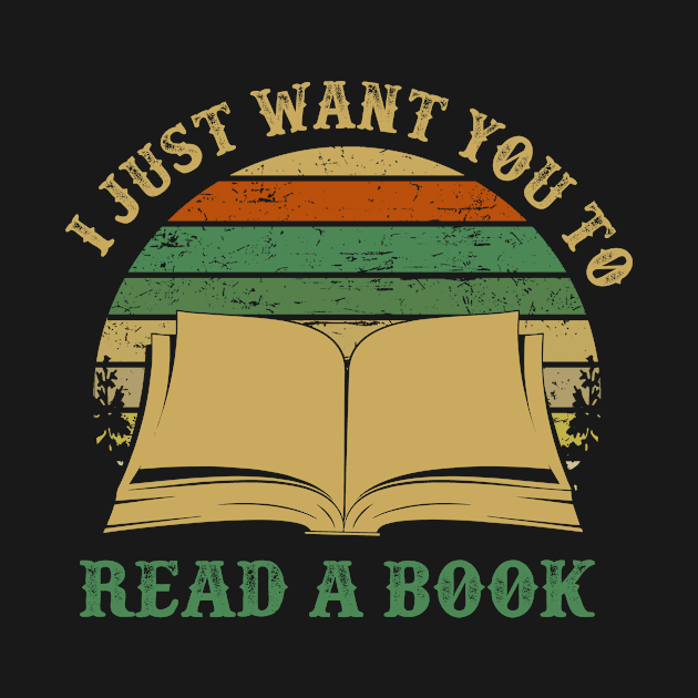 I just want you to read a book vintage retro by Fowlerbg