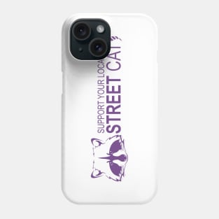 street cats_raccoon2 Phone Case