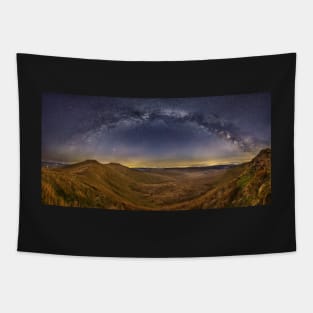 Corn Du and Pen y Fan with Milky Way Tapestry