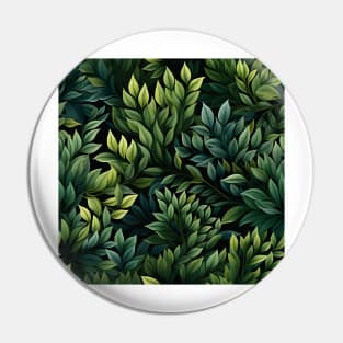Green Leaves Pattern 14 Pin