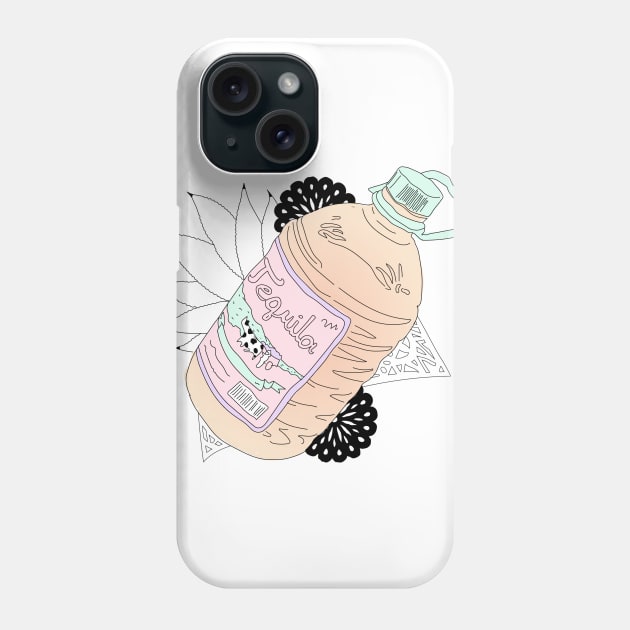 Tequila bottle Phone Case by keeplooping