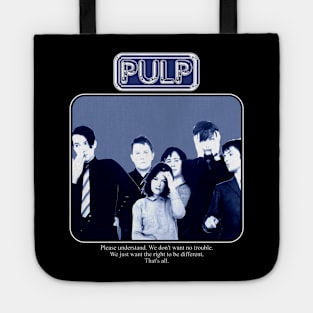 Pulp English Rock Band Jarvis Cocker Candida Doyle Steve Mackey Differ 576 Tote