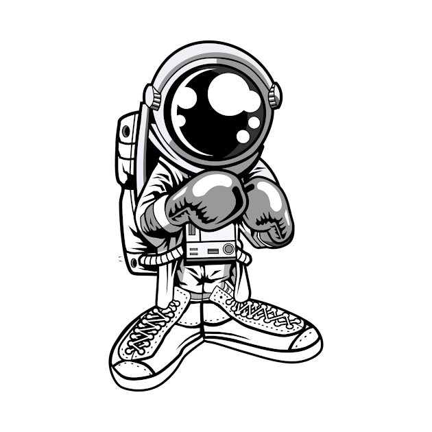 Astronaut Boxer by ArtisticParadigms