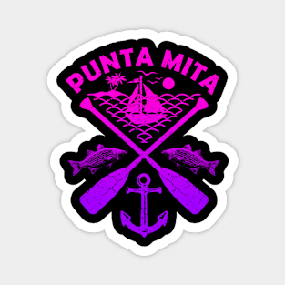 Punta Mita Beach, Mexico, Boat Paddle Magnet