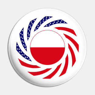 Polish American Multinational Patriot Flag Pin