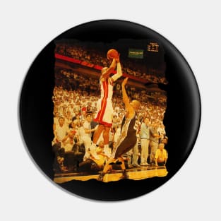 Basket - Allen n the Yellow vtg poster Pin