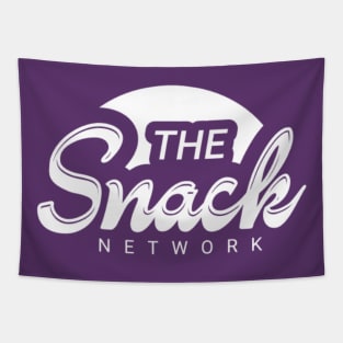 The Snack Network Minimalist White Tapestry