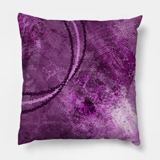 Purple grunge abstract Pillow