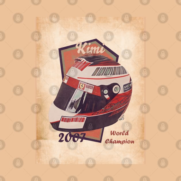 2007 Kimi Raikkonen by Popcult Posters