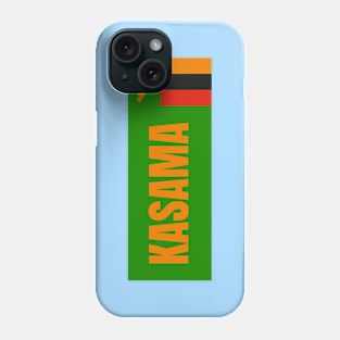 Kasama City in Zambia Flag Phone Case